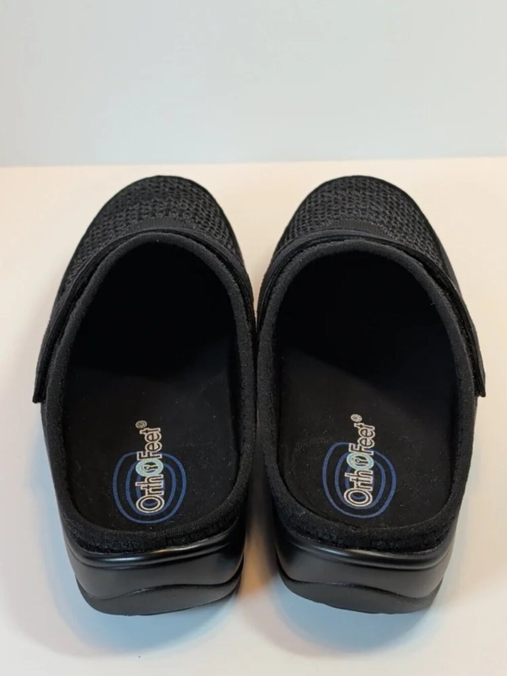 Orthofeet Women's Orthopedic Stretch Knit Louise Black Slip-On Shoes Size 7.5 - Picture 8 of 10